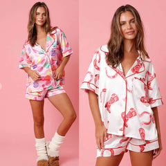 short printed women pajama