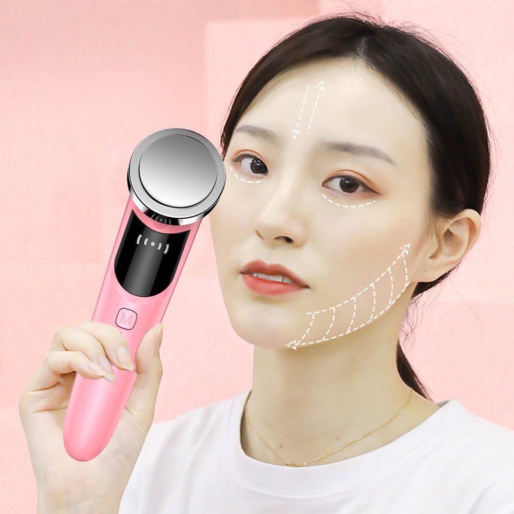 Warm Skin Rejuvenation Facial Vibration Massager