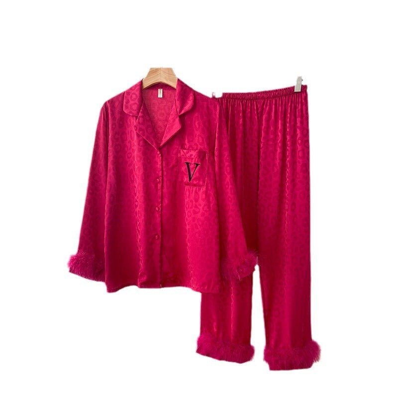 Feather Model Loose Pajamas For Women - Egga Concept