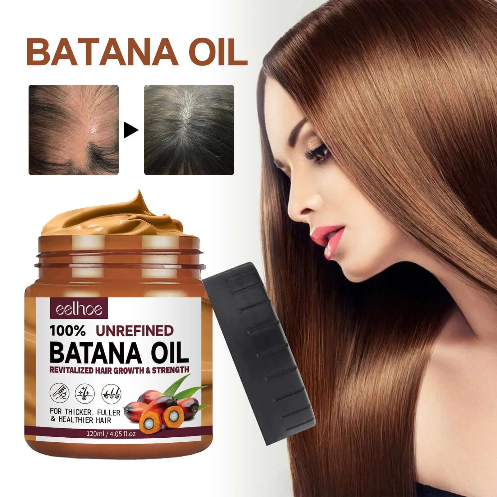 Hair Conditioner Pure Batana Oil Straightening Smoothing Hair Mask Anti Hair Loss Treatments Split Ends Damaged Fluffy Hair - Egga Concept